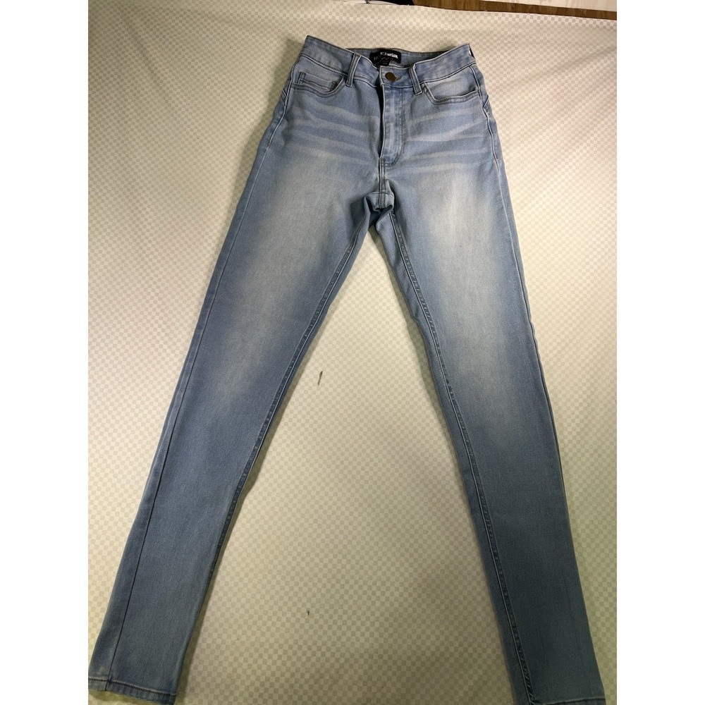 Fashion Nova‎ Jeans Womens 5- 24" Skinny Light Wash  Denim Blue Casual Pants